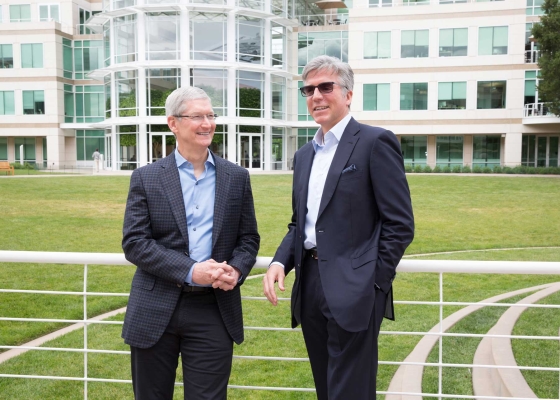 Tim Cook, CEO Apple i Bill McDermott, CEO SAP