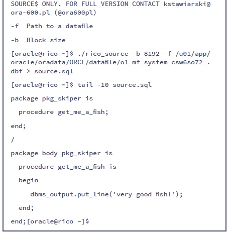 #ghostdata – czyli jak odzyskać stracony kod PL/SQL