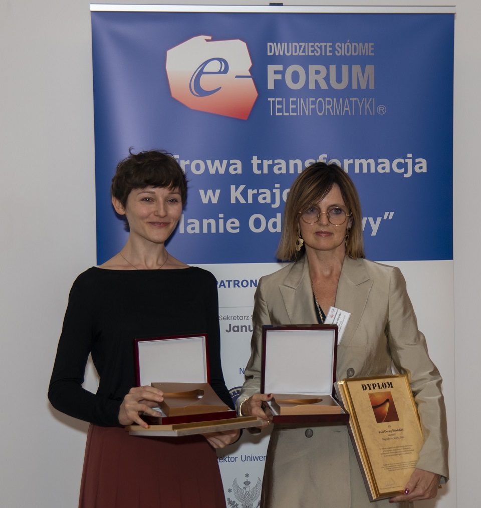 XXVII Forum Teleinformatyki &#8211; Dorota Kilańska i Agata Miazga laureatkami 20. edycji Nagrody im. Marka Cara