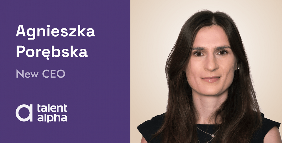 Agnieszka Porębska nowym CEO w Talent Alpha