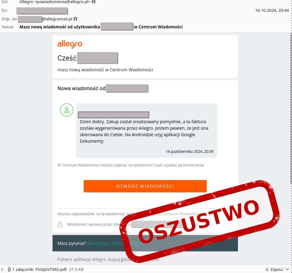 CSIRT NASK ostrzega przed nowymi kampaniami phishingowymi