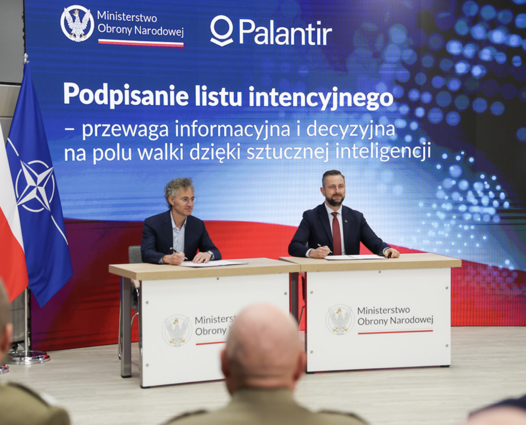 MON podpisuje list intencyjny z Palantir Technologies
