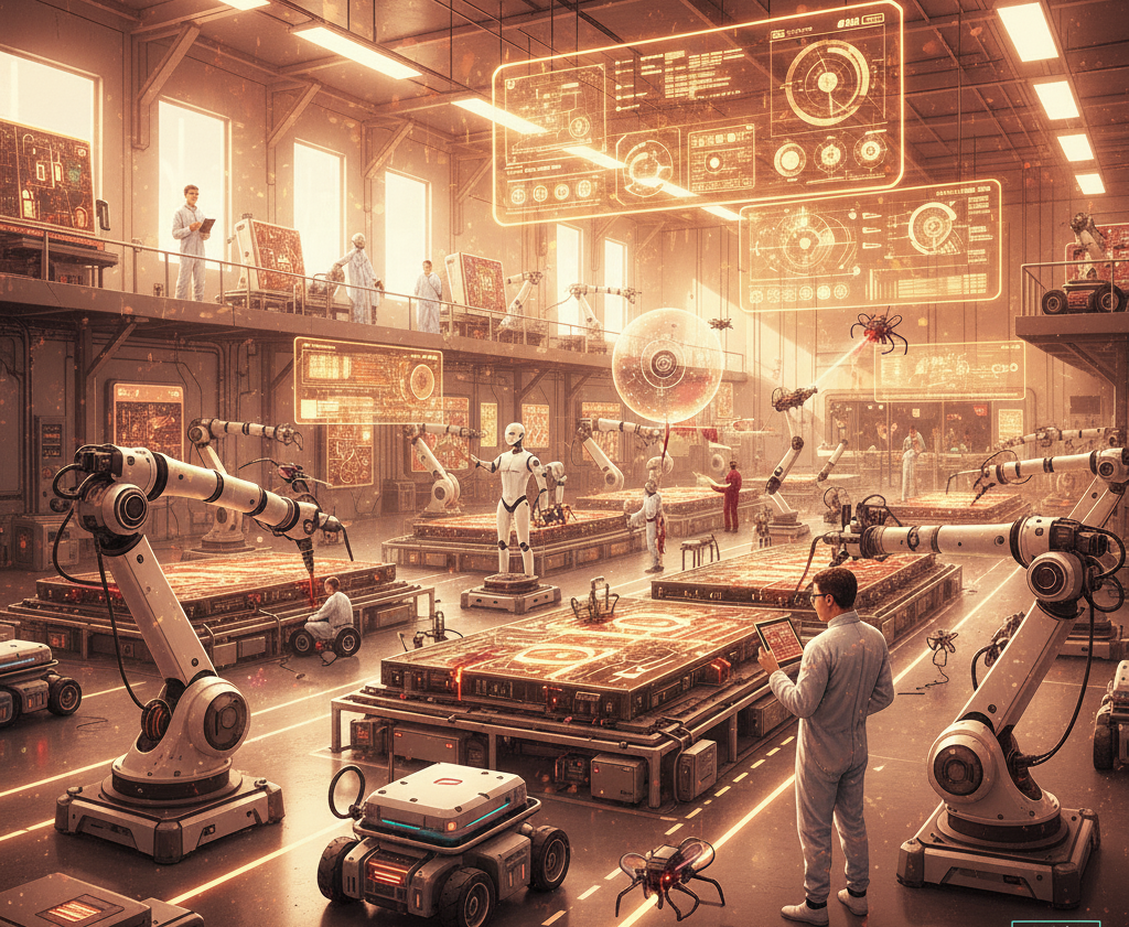 Agenci AI wkraczają do fabryk