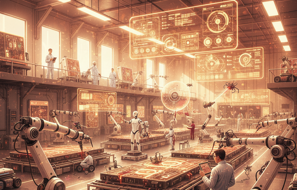 Agenci AI wkraczają do fabryk