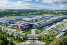 widok na polską gigafabrykę AI