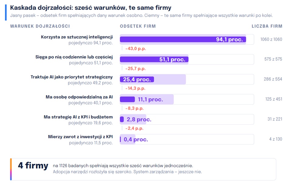 Dlaczego polskie firmy wciąż nie wykorzystują w pełni potencjału AI?